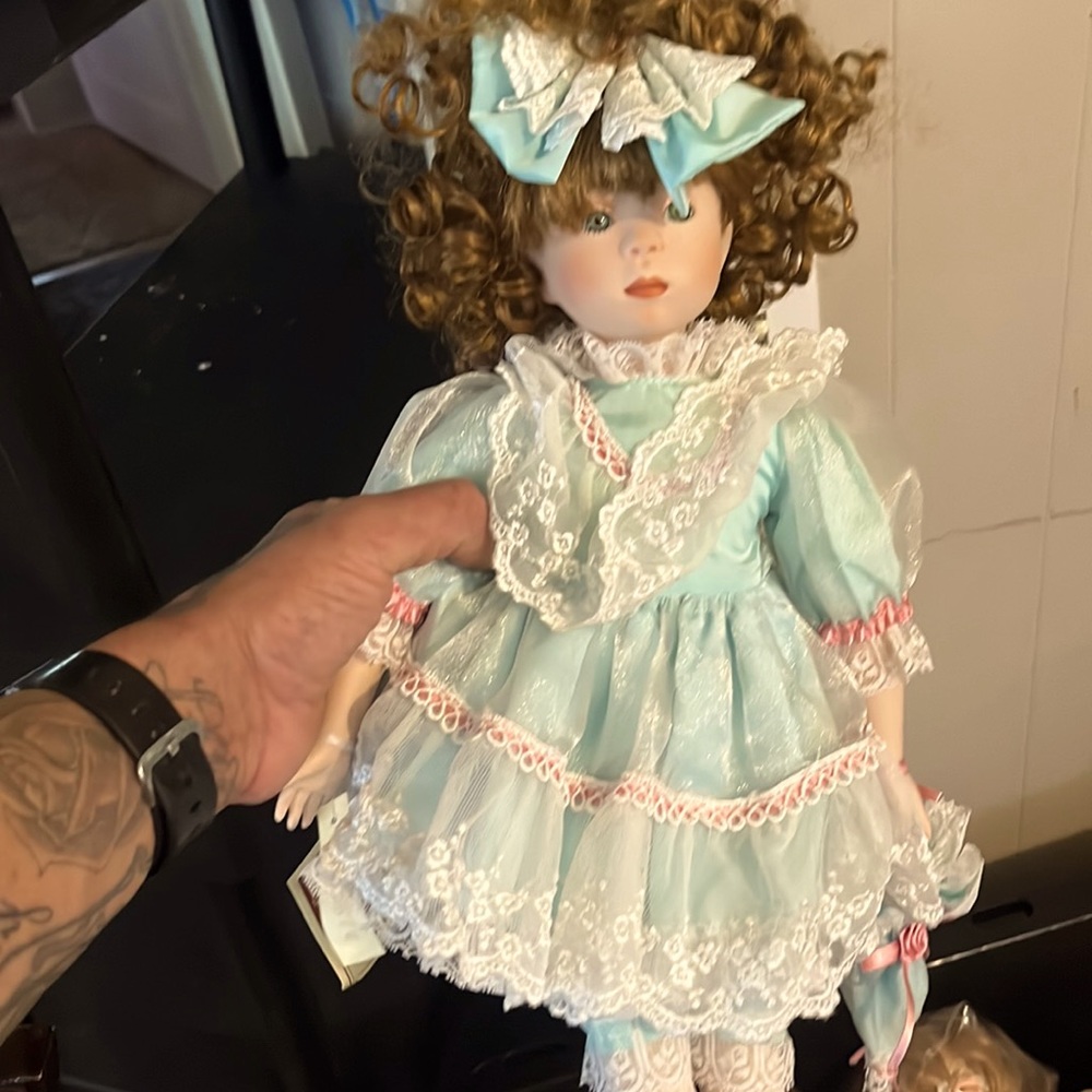 Marcella from the dynasty doll collection porcelain doll